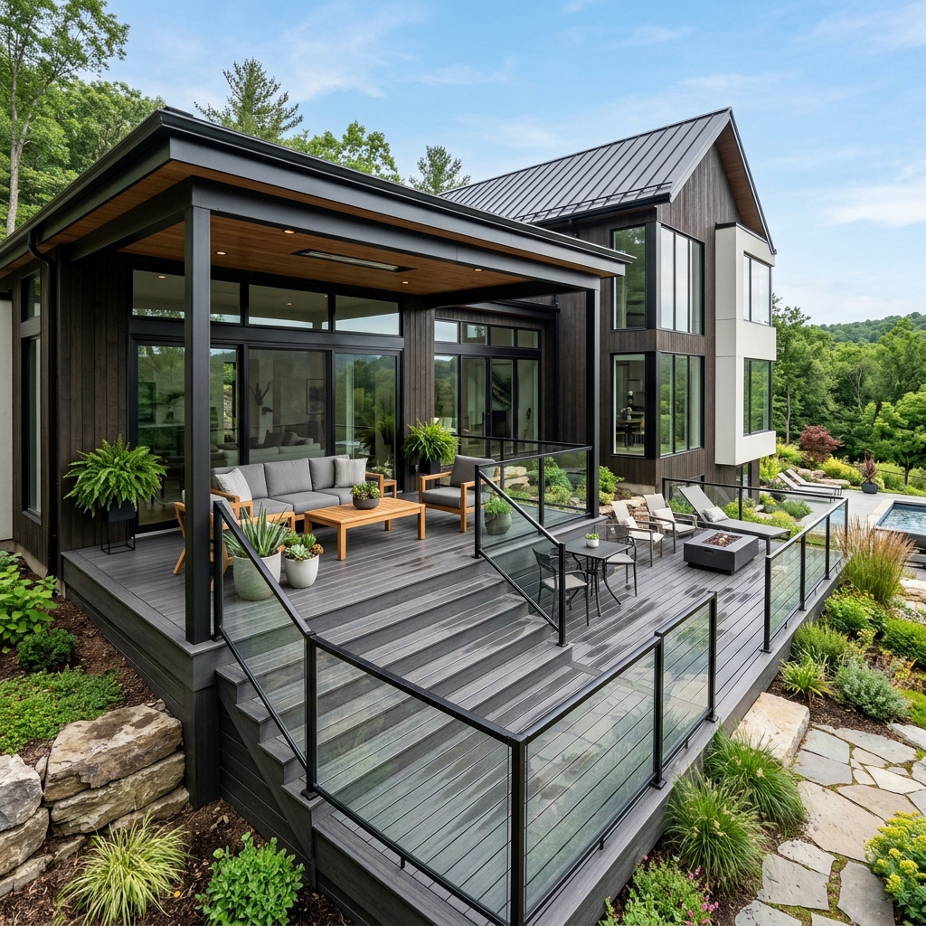 Custom Porch & Exterior Finish - JMP STRUCTURE
